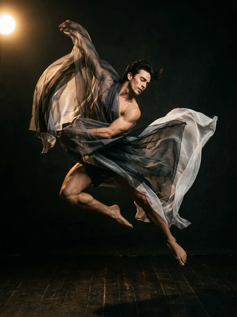 A heels-style dancer in high heels