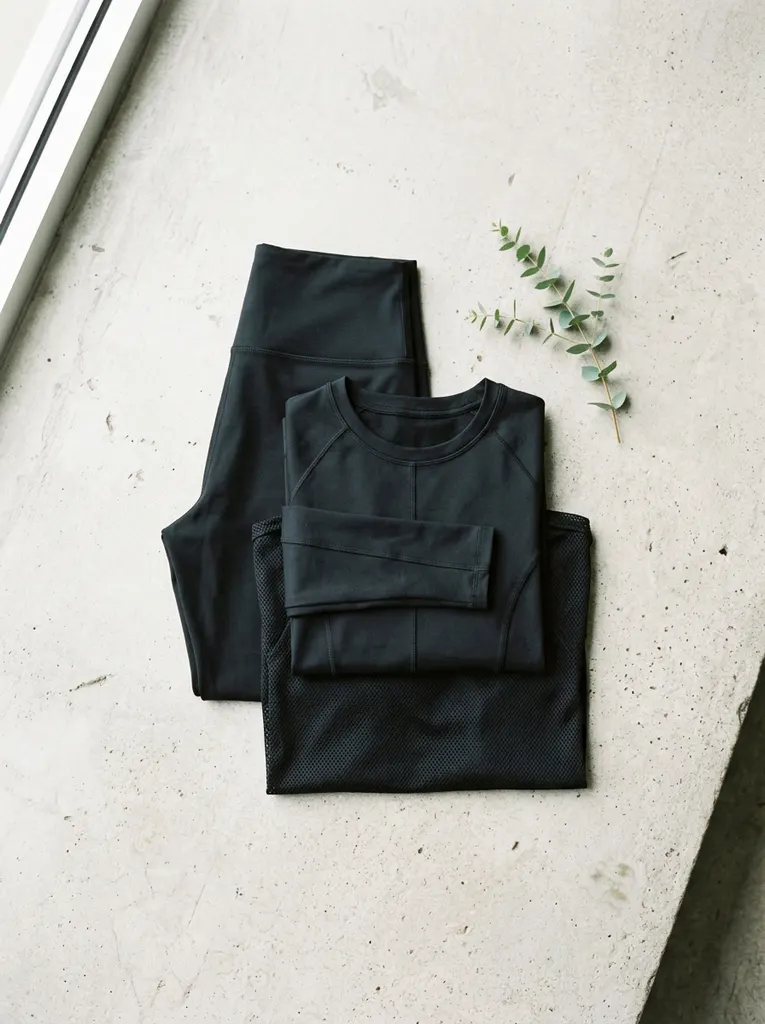A set of dance training clothes